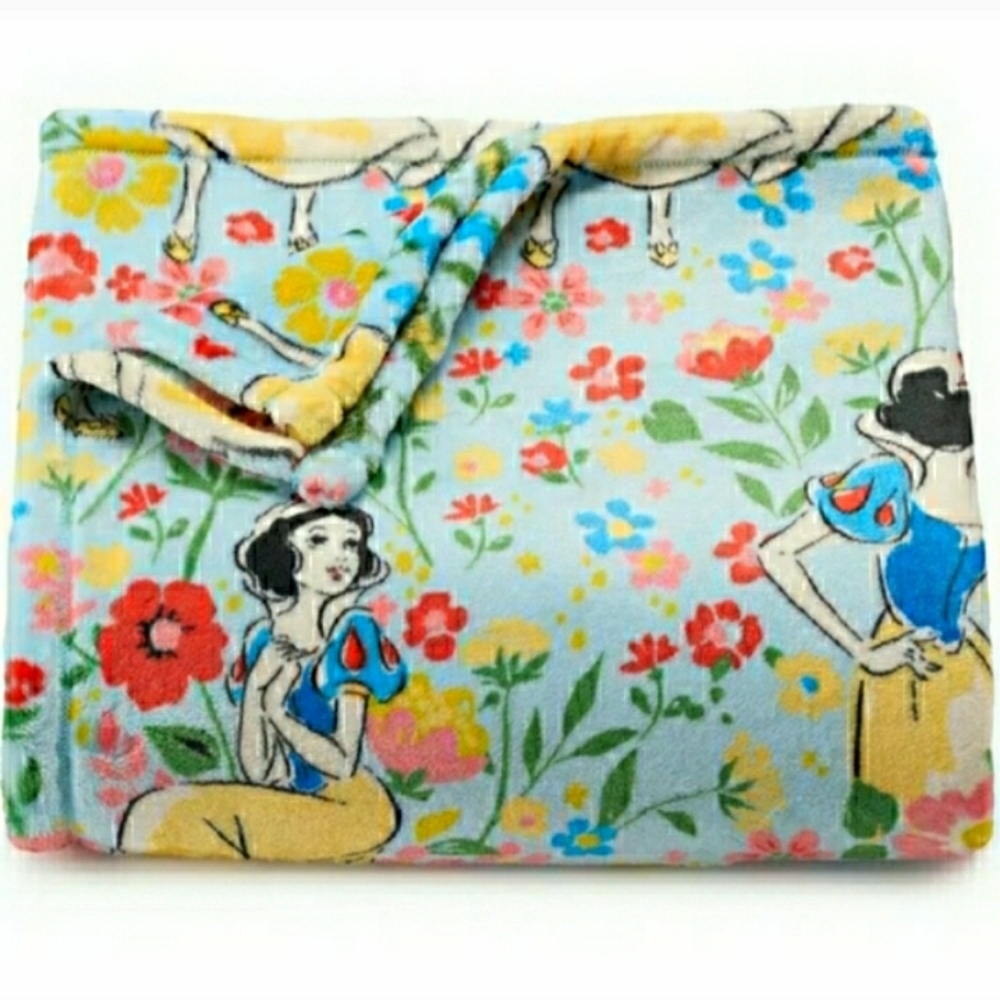 Snow White Blanket Disney Princess Plush Throw Lap Bed Movie 72" ❤ NWT